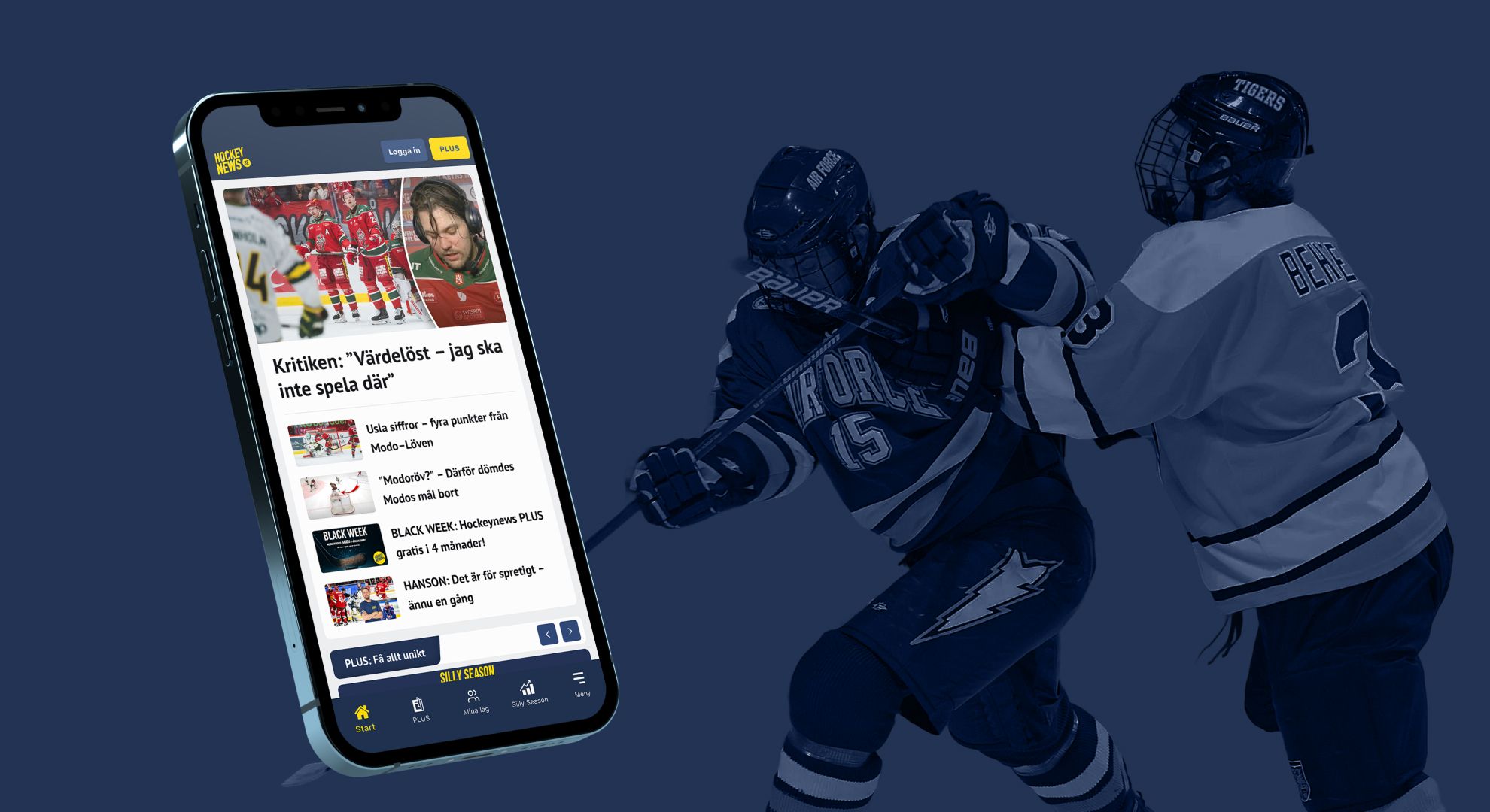 Ny iOS & Android-app för Sveriges hockeyfans